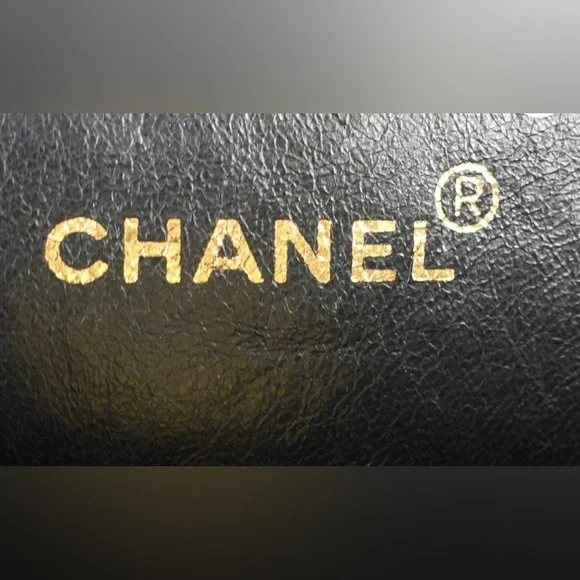 CHANEL CC Turnlock Black Caviar w/ Gold Chain Strap Leather Bag Large Tote Purse - Picture 7 of 9